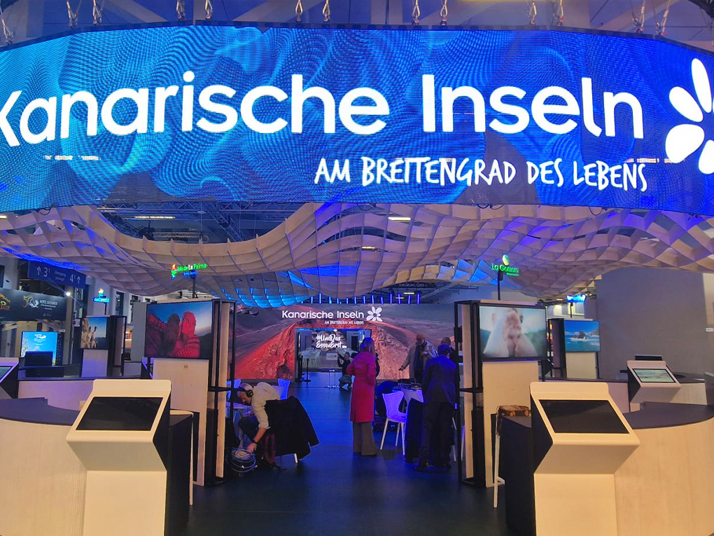 pantalla Islas Canarias ITB Berlín