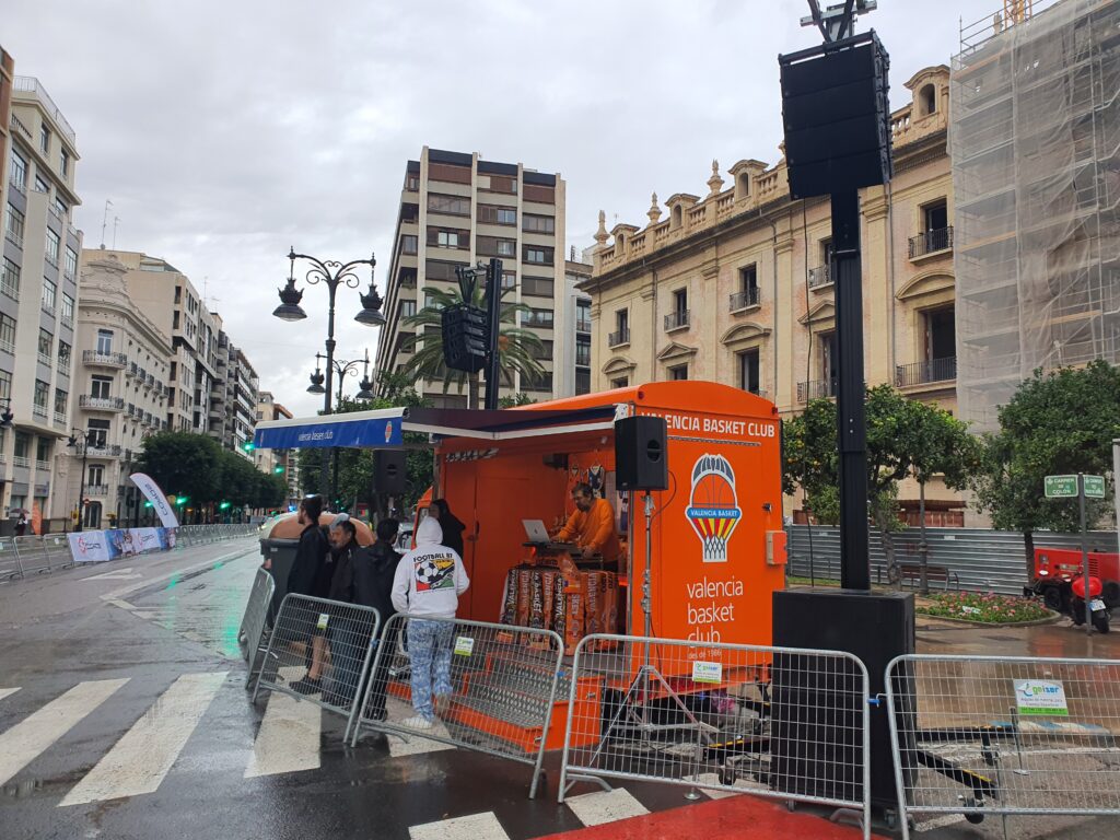 punto animación Valencia Basket 21k Valencia