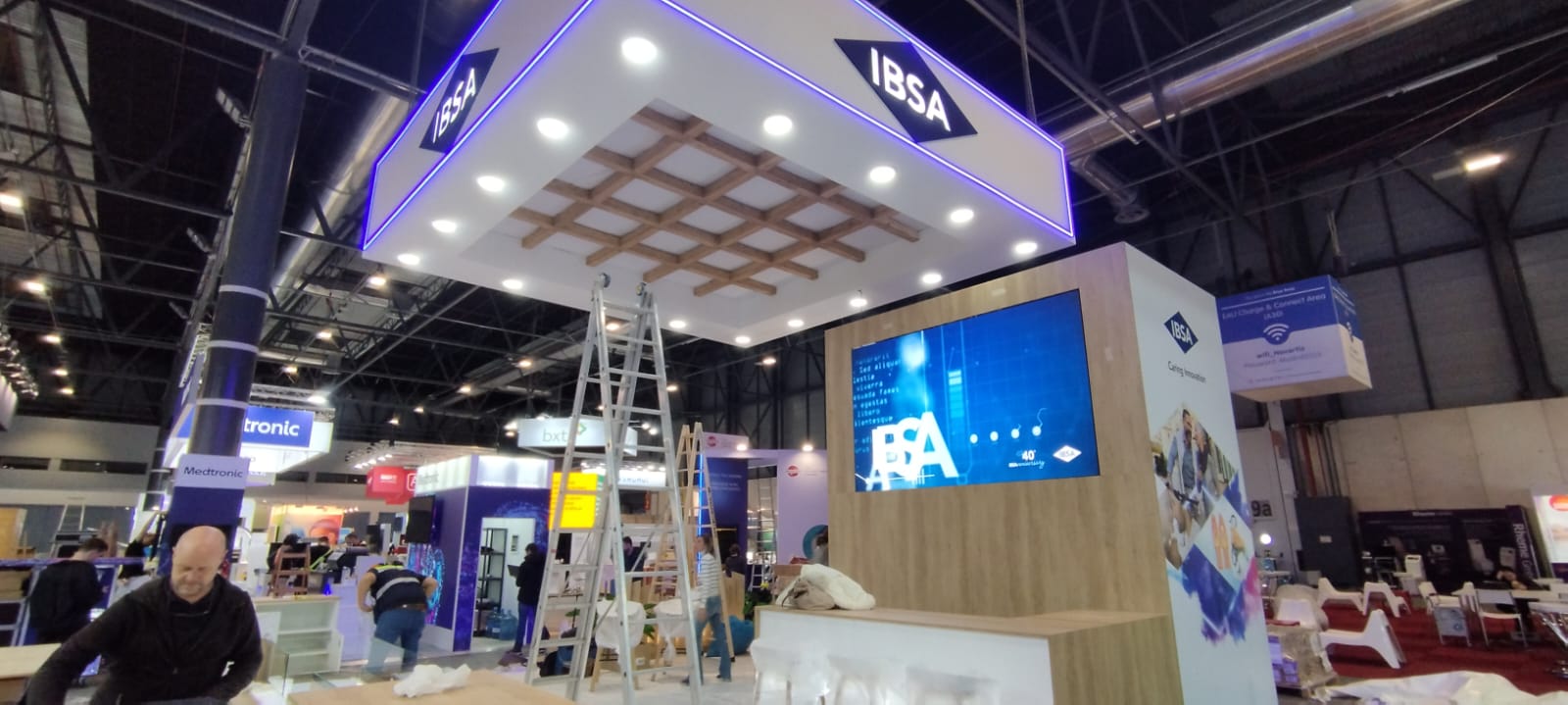 IBSA DERMA instalación pantalla