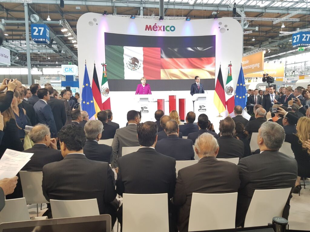 pantalla escenario Hannover Messe