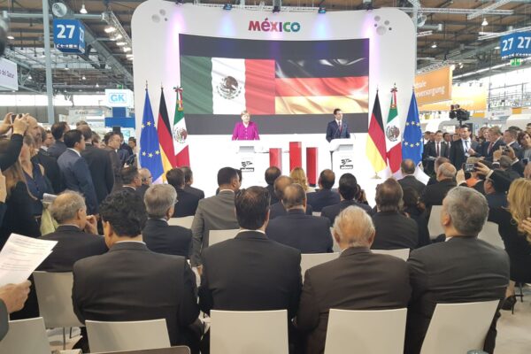 pantalla escenario Hannover Messe