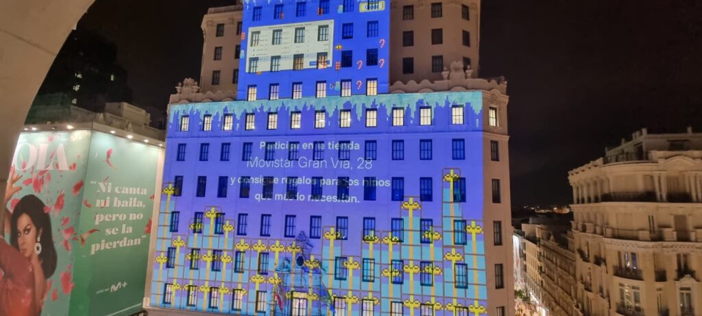 imagen fachada Video Mapping interactivo