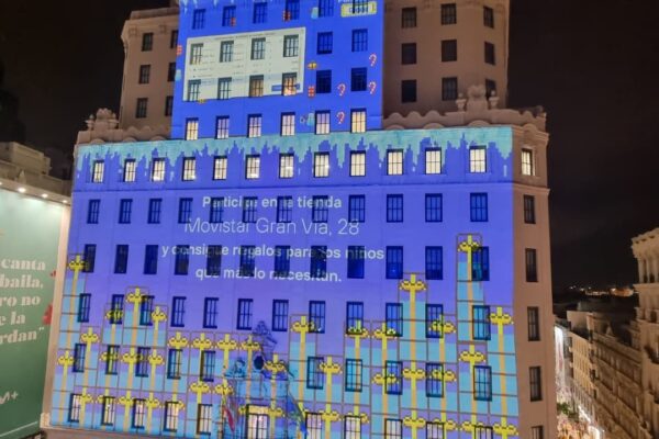 imagen fachada Video Mapping interactivo