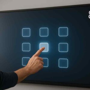foto monitores táctiles
