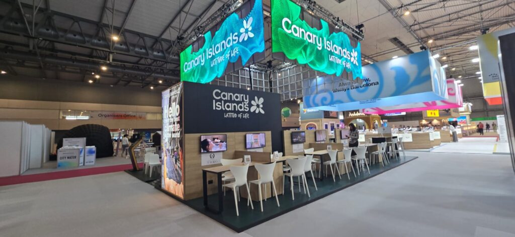 pantalla azul verde IBTM Barcelona