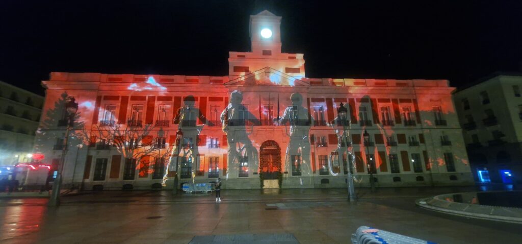 Videomapping Puerta del Sol Stranger Things