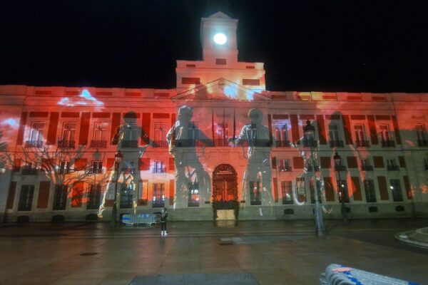 Videomapping Puerta del Sol Stranger Things