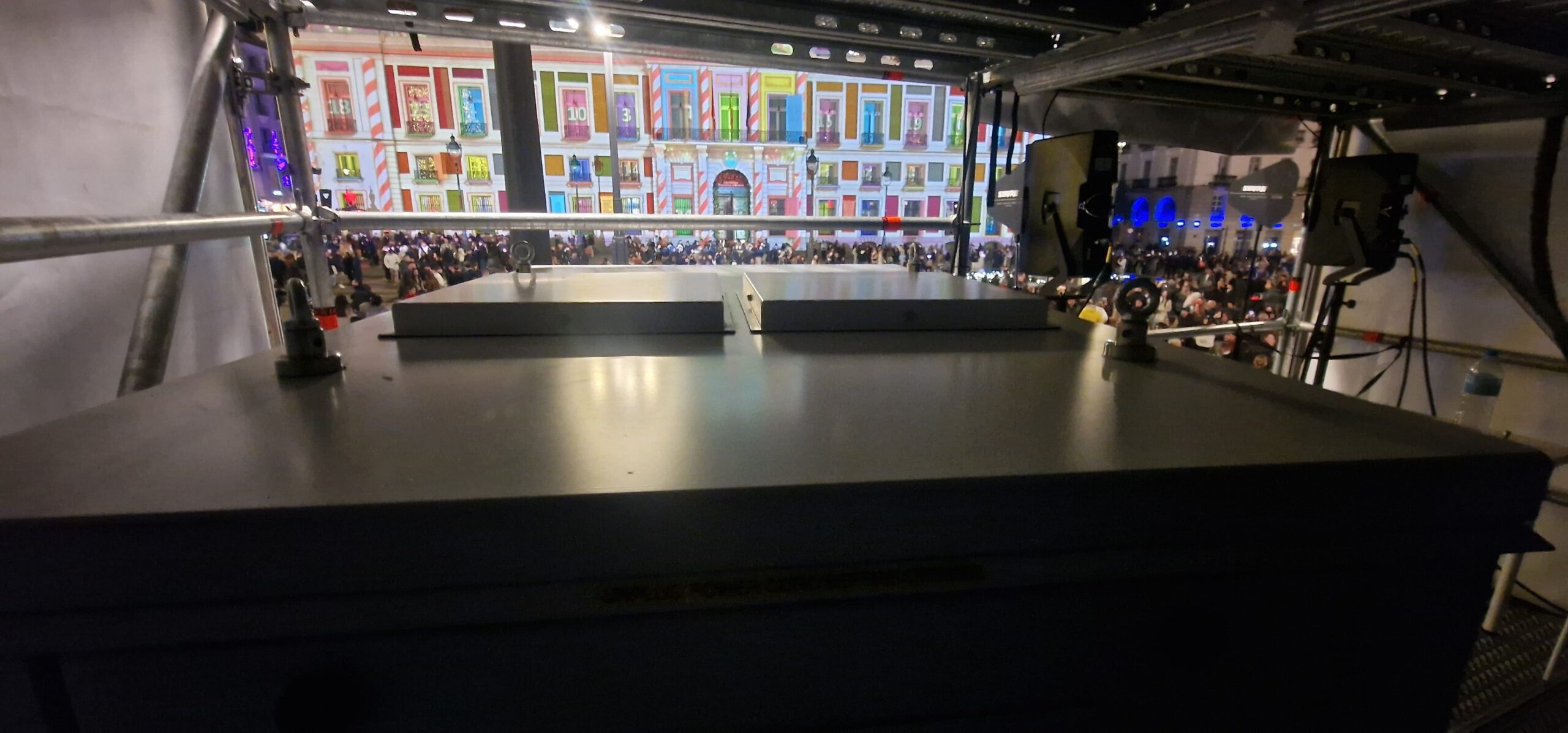 proyector Proyección en la Real Casa de Correos Madrid