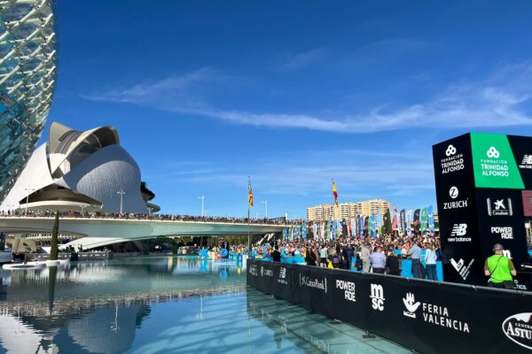 lago llegada Maratón Valencia 2025
