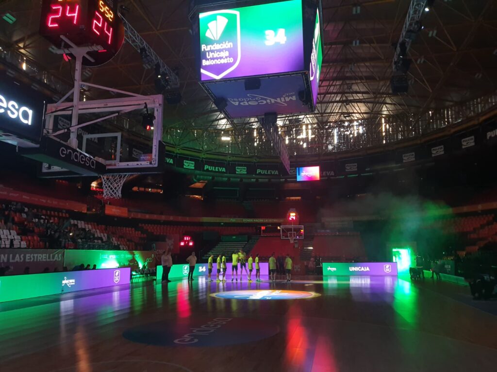 iluminación equipos Mini Copa Endesa 2026