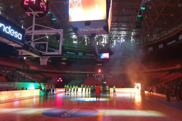 imagen salida iluminación equipos Mini Copa Endesa 2026