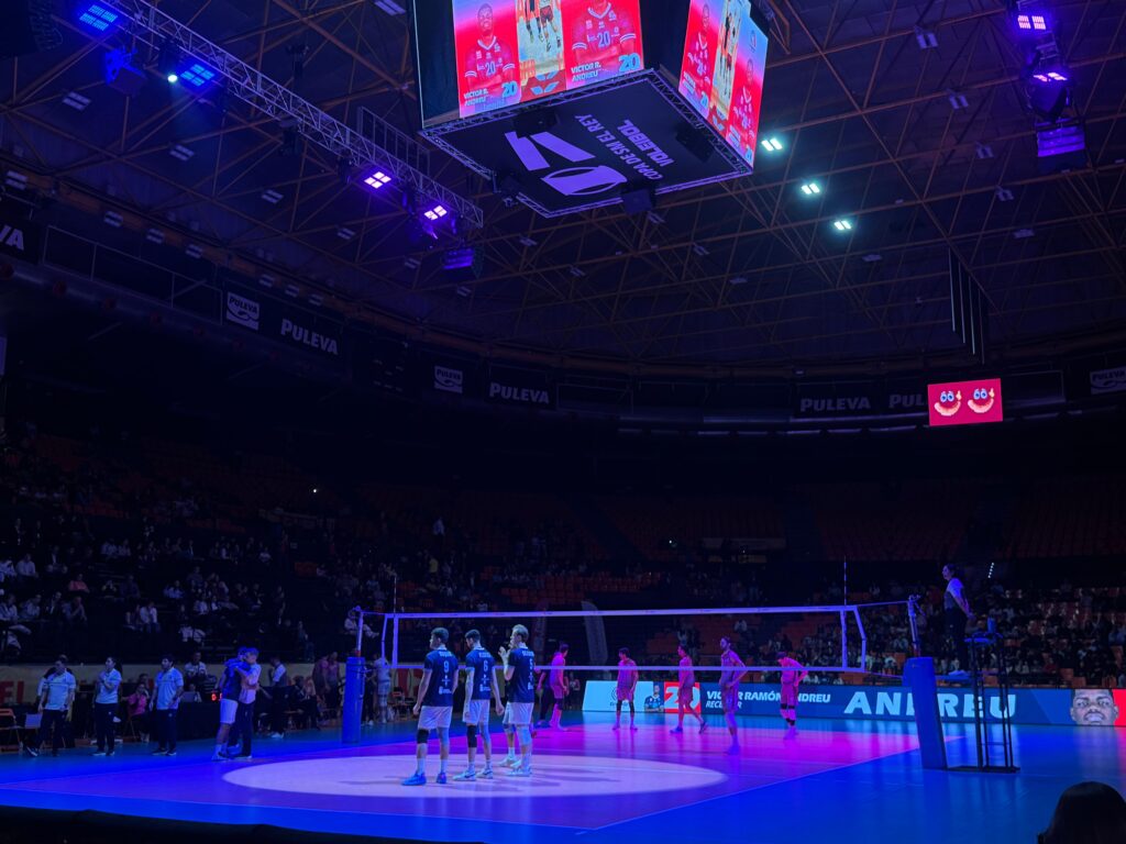 iluminación Copa Rey Voleibol 2026