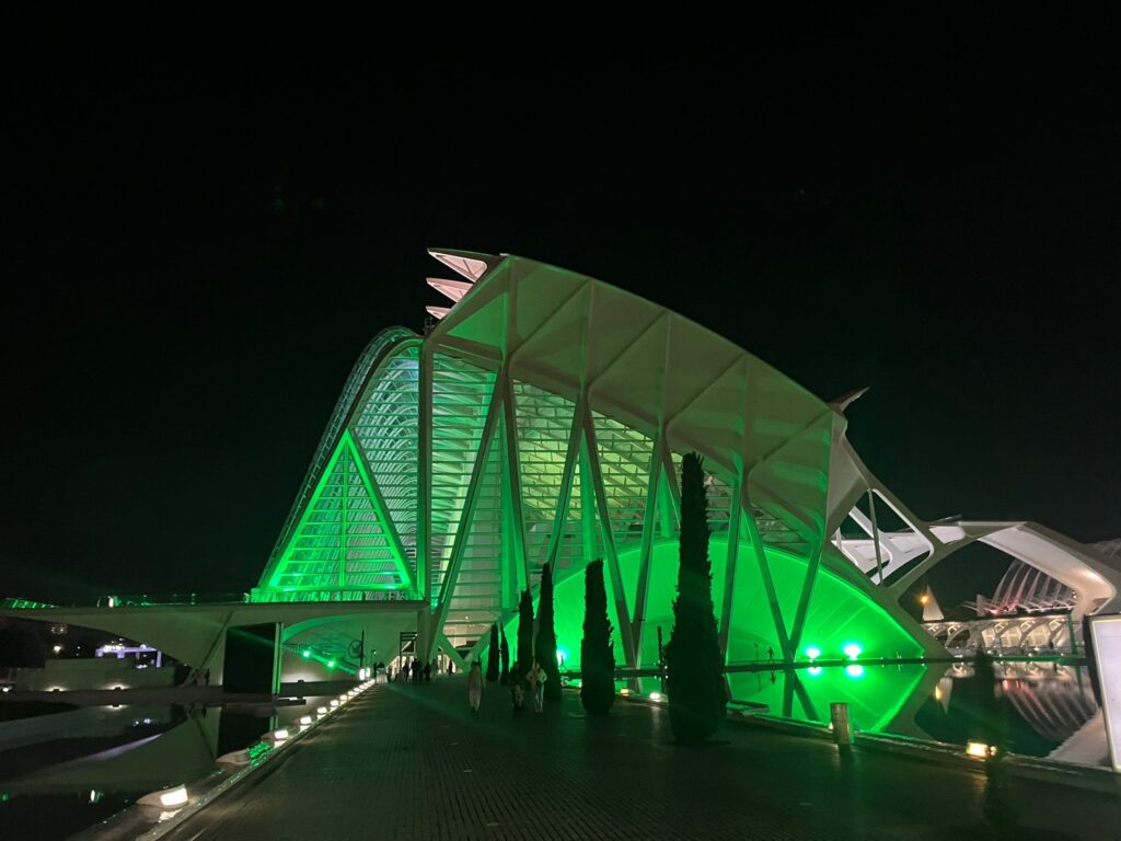 iluminación 50 aniversario Anecoop